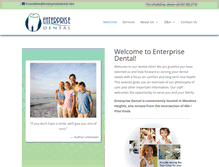 Tablet Screenshot of enterprisedental.net